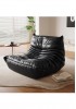 Replica Togo Sofa Single Seat - White/Black/Orange 